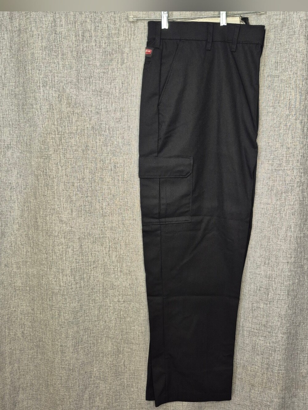 Men's Black Cargo Pants with Multiple Pockets